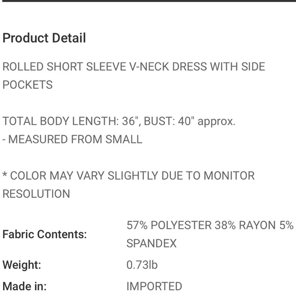 Zenana Sand Beige Short Cuffed Sleeves and Functional Pockets Tee Shirt Dress - Picture 5 of 5